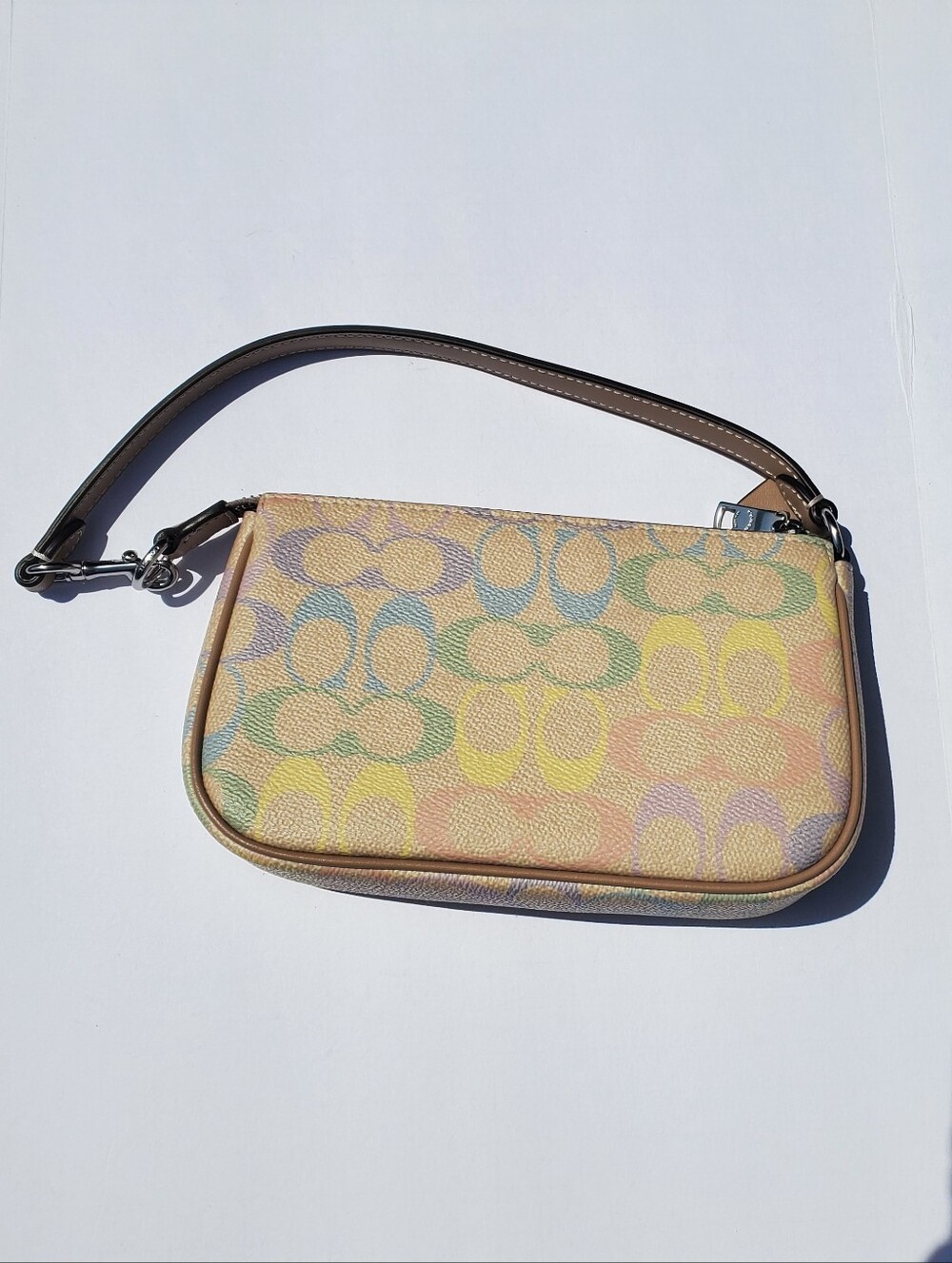 NWT Coach Nolita 19 In Rainbow Signature Canvas - Picture 2 of 5